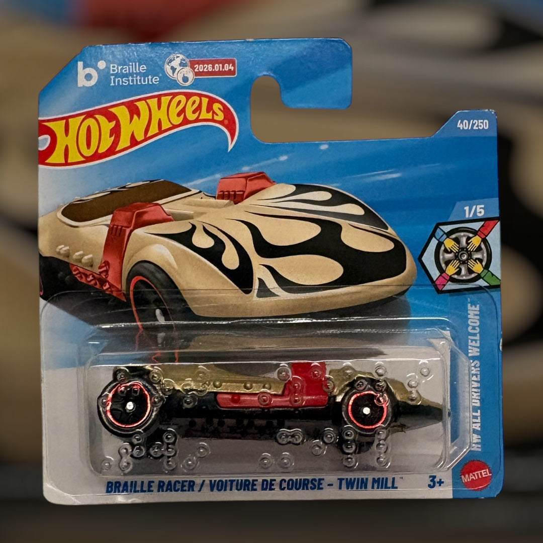 Hot Wheels Braille Racer - Twin Mill